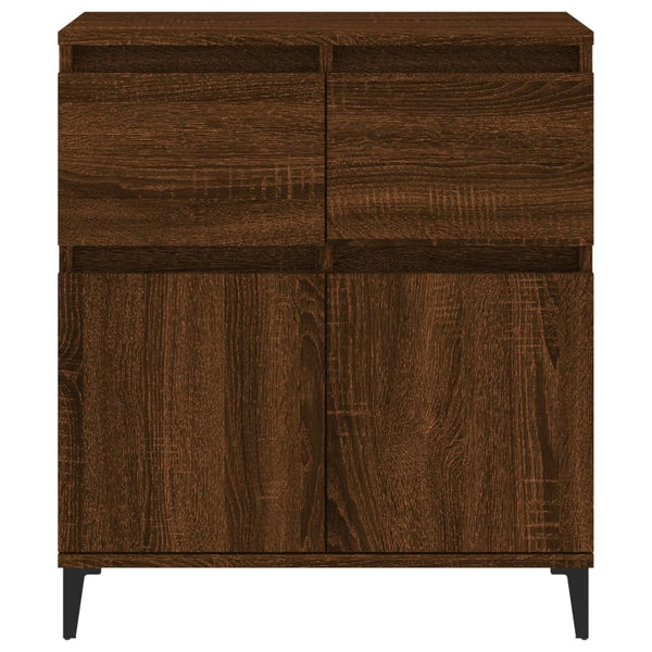 Senkki ruskea tammi 60x35x70 cm tekninen puu