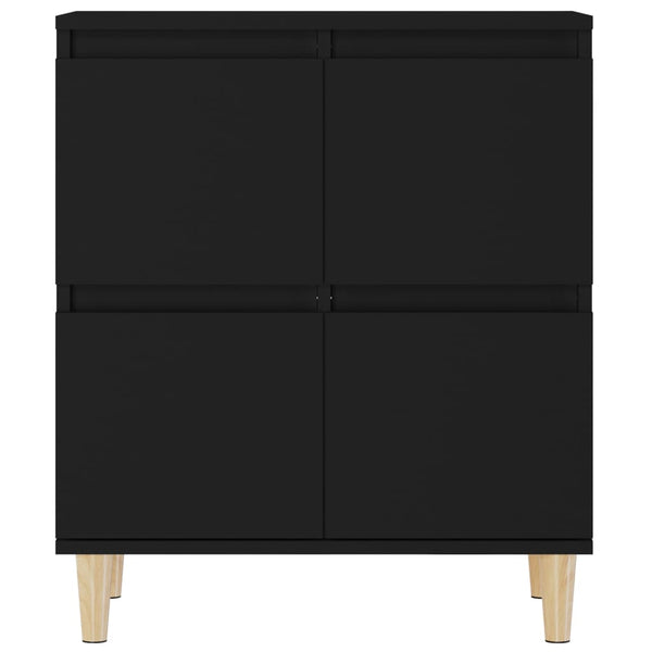 Senkki musta 60x35x70 cm tekninen puu