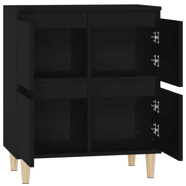 Senkki musta 60x35x70 cm tekninen puu