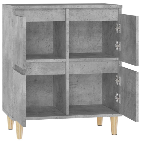 Senkki betoninharmaa 60x35x70 cm tekninen puu
