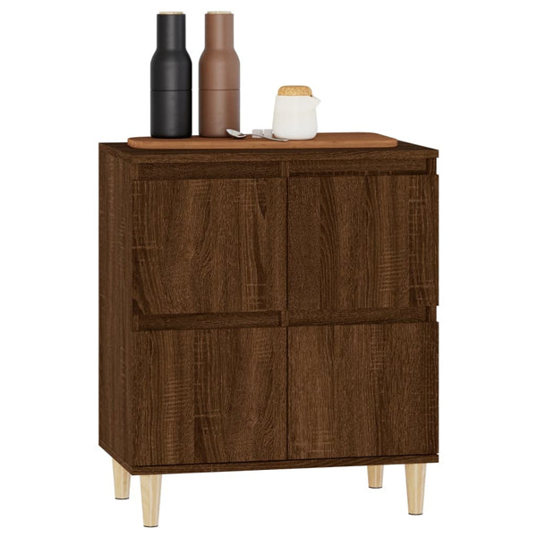 Senkki ruskea tammi 60x35x70 cm tekninen puu
