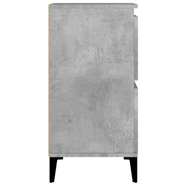 Senkki betoninharmaa 60x35x70 cm tekninen puu