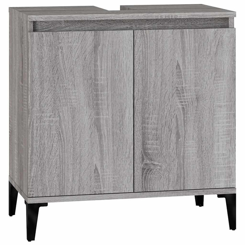Harmaa pesuallaskaappi Francoise 58x33x60cm (puinen)