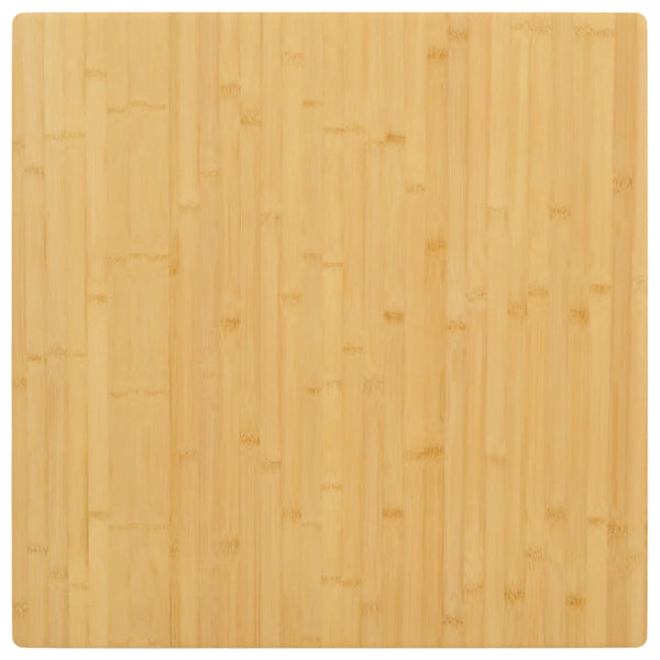 Pöytälevy 80x80x2,5 cm bambu