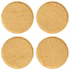 Pizzalautaset 4 kpl Ø32x1,5 cm bambu
