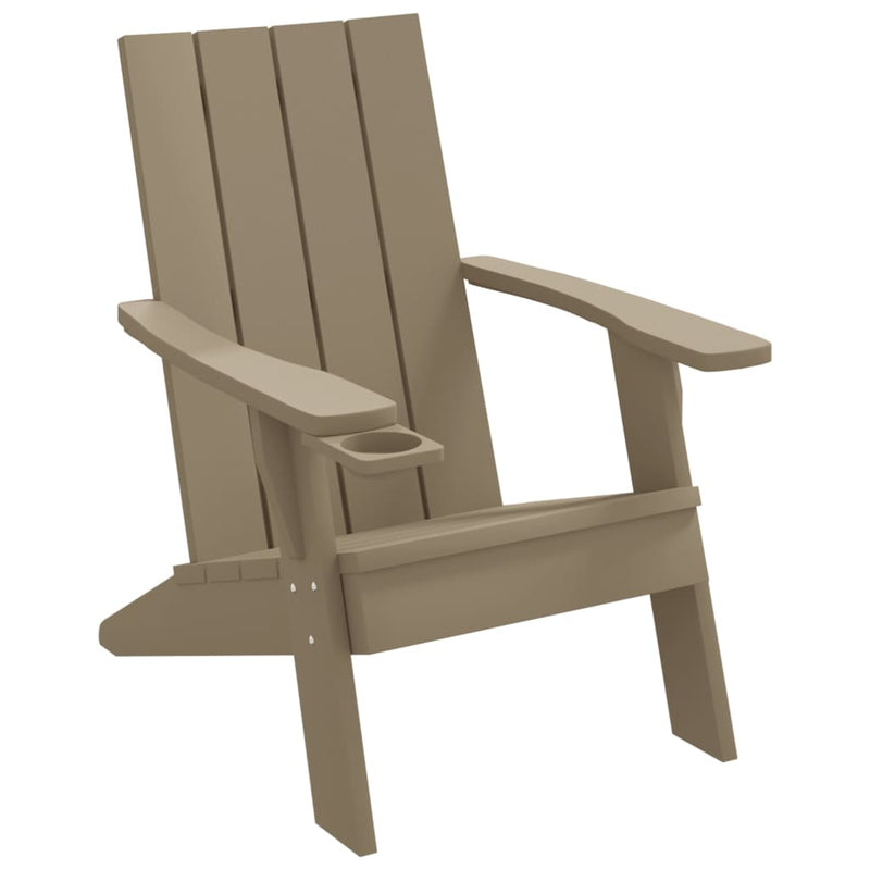 Vaaleanruskea adirondack puutarhatuoli Sad 75x88,5x89,5cm (pp)
