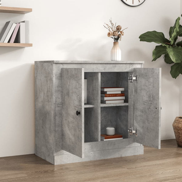 Senkki betoninharmaa 70x35,5x67,5 cm tekninen puu