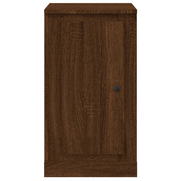 Senkit 2 kpl ruskea tammi 37,5x35,5x67,5 cm tekninen puu