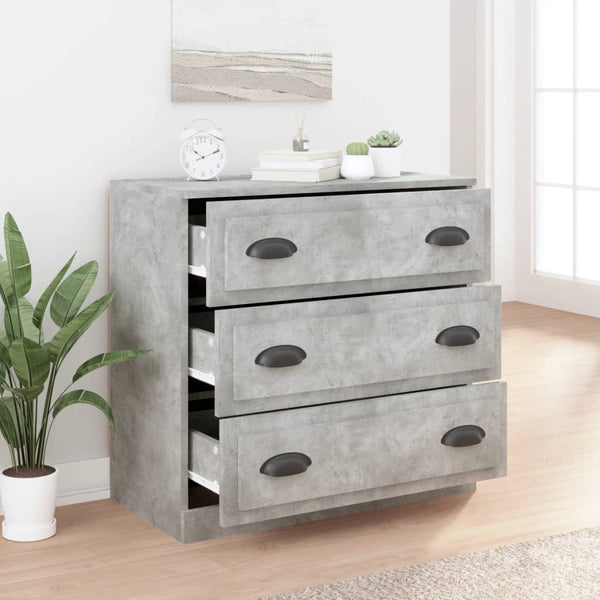 Senkki betoninharmaa 70x35,5x67,5 cm tekninen puu