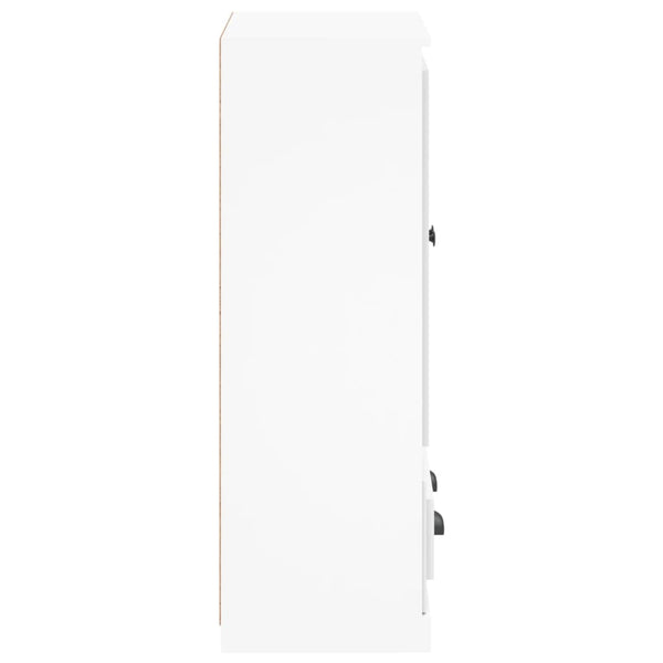 Kaappi valkoinen 60x35,5x103,5 cm tekninen puu
