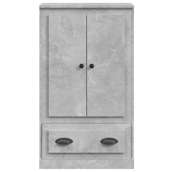 Kaappi betoninharmaa 60x35,5x103,5 cm tekninen puu