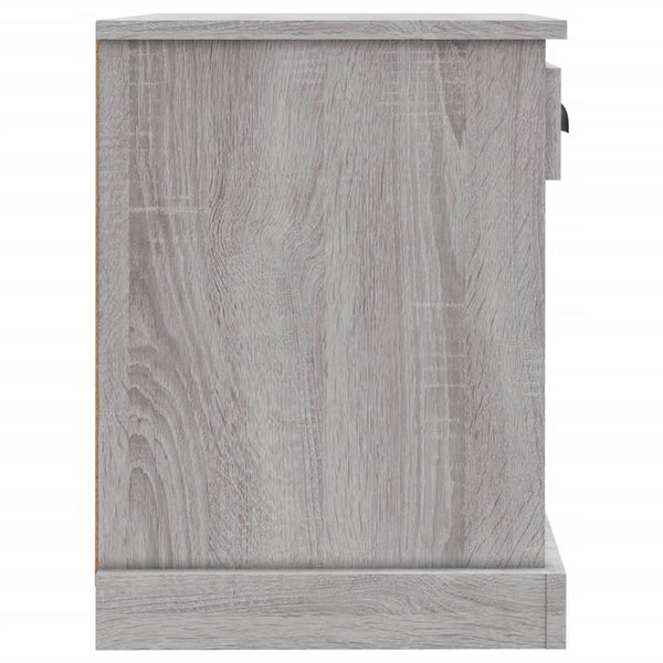 Yöpöydät 2 kpl harmaa Sonoma 43x36x50 cm