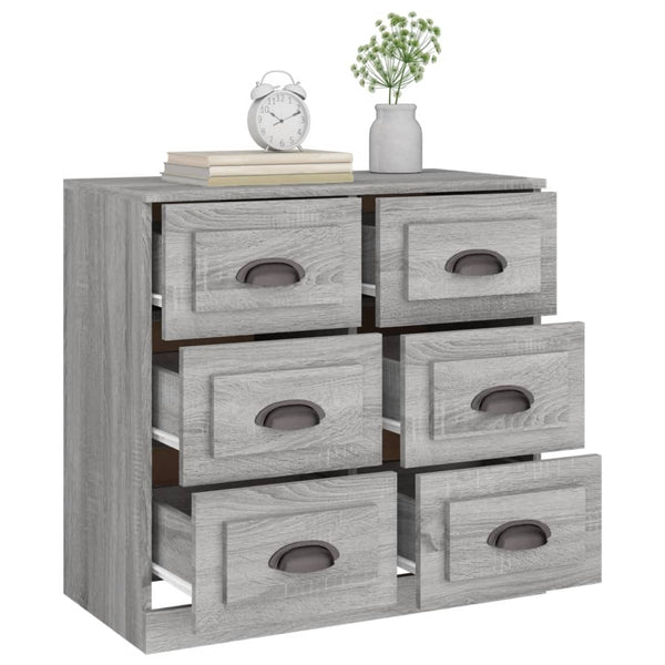Senkki harmaa Sonoma 70x35,5x67,5 cm tekninen puu