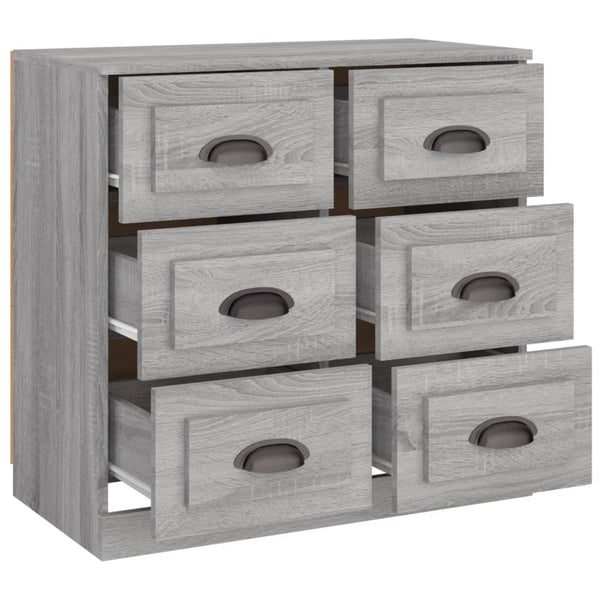 Senkki harmaa Sonoma 70x35,5x67,5 cm tekninen puu