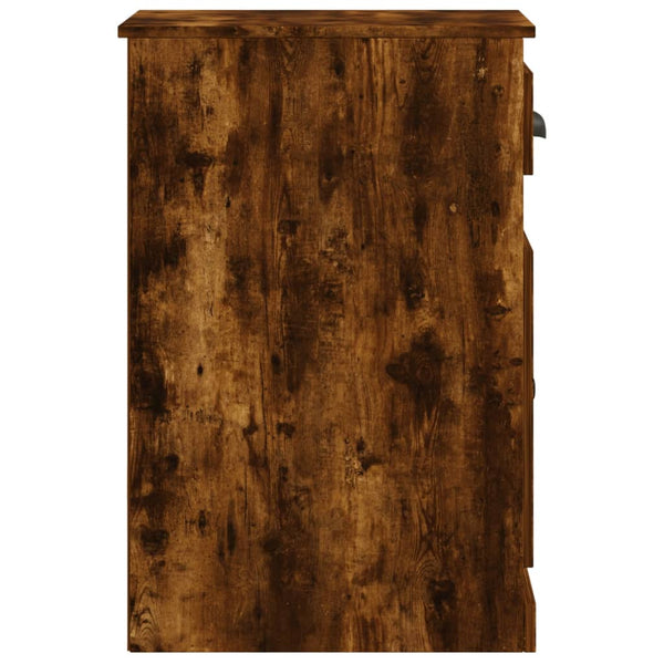Sivukaappi laatikolla savutammi 40x50x75 cm tekninen puu