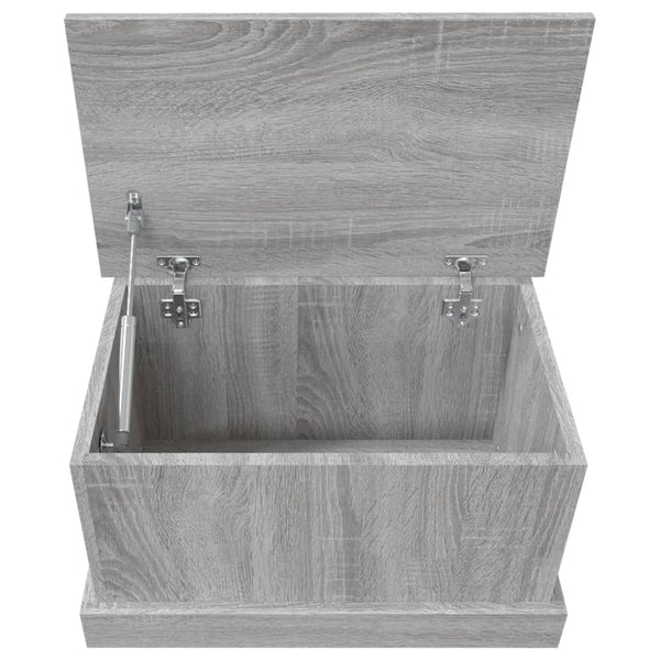 Säilytyslaatikko harmaa Sonoma 50x30x28 cm tekninen puu