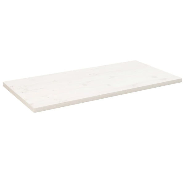 Valkoinen pöytälevy Sibiana 110x55x2,5cm (mänty suorakaide)