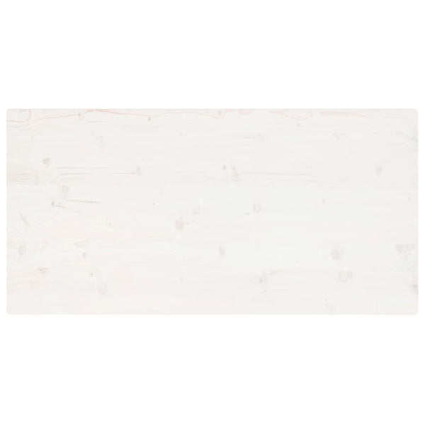 Valkoinen pöytälevy Sibiana 100x60x2,5cm (mänty suorakaide)