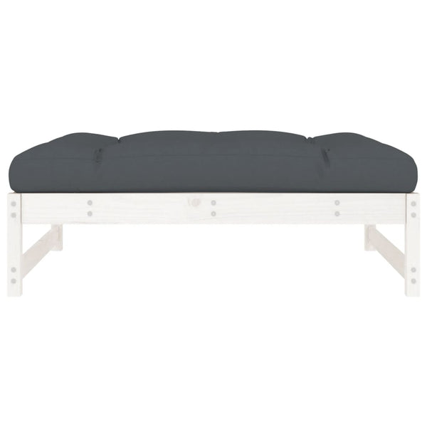 Ulkorahi valkoinen 120x80 cm täysi mänty