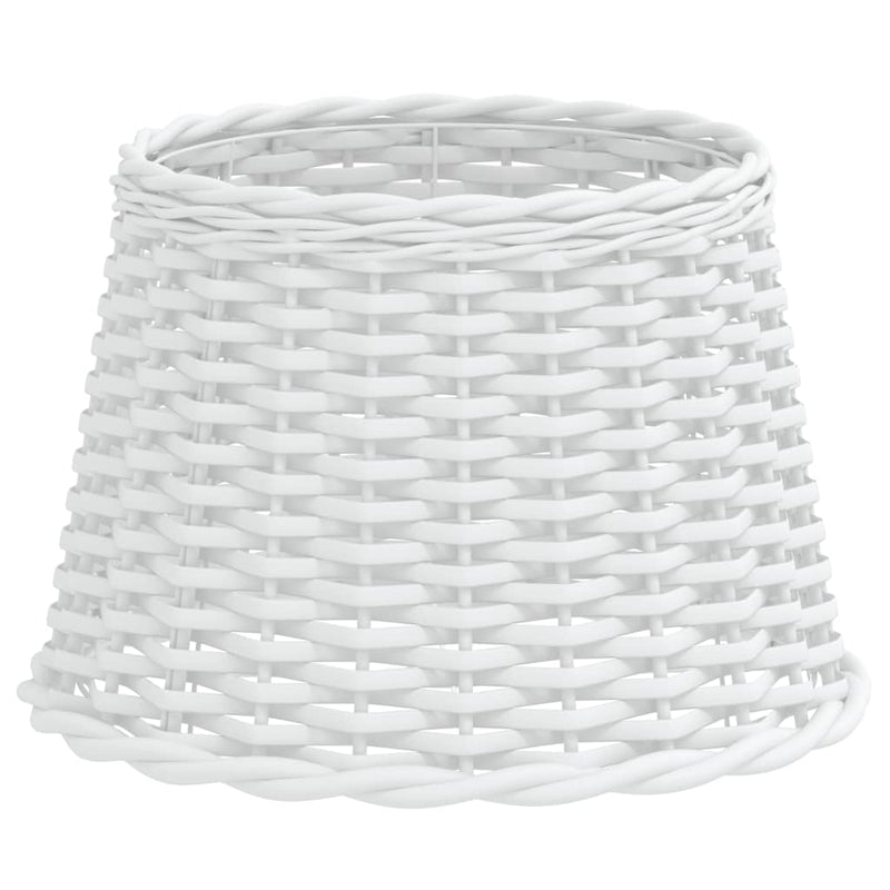 Valkoinen lampunvarjostin Angell Ø40x26cm (paju)