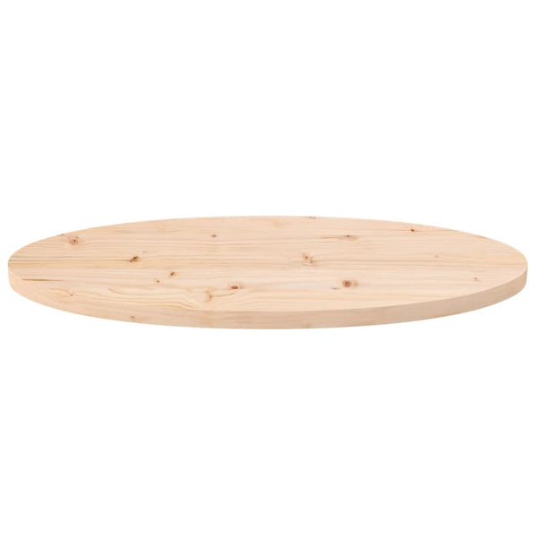 Pöytälevy 70x35x2,5 cm täysi mänty ovaali