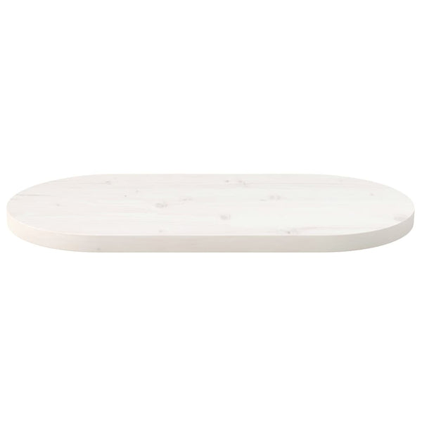 Valkoinen pöytälevy Avia 60x30x2,5cm (mänty ovaali)