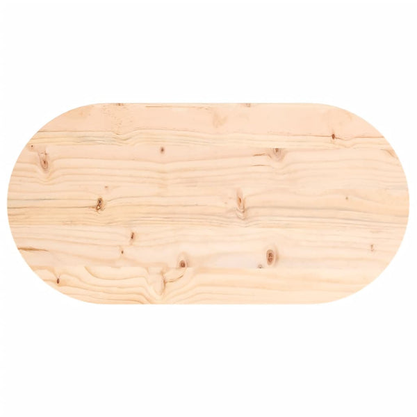 Pöytälevy Avia 80x40x2,5cm (mänty ovaali)