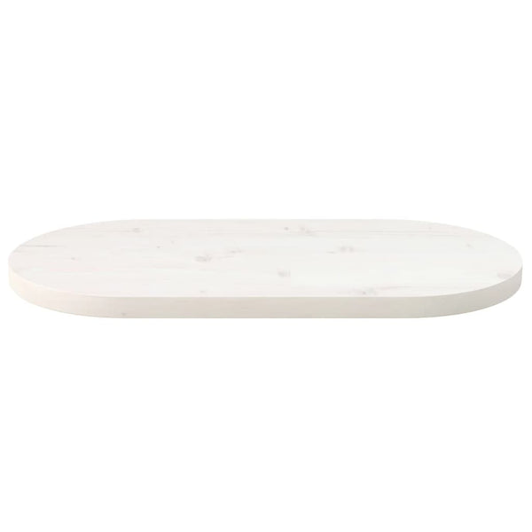 Valkoinen pöytälevy Avia 80x40x2,5cm (mänty ovaali)