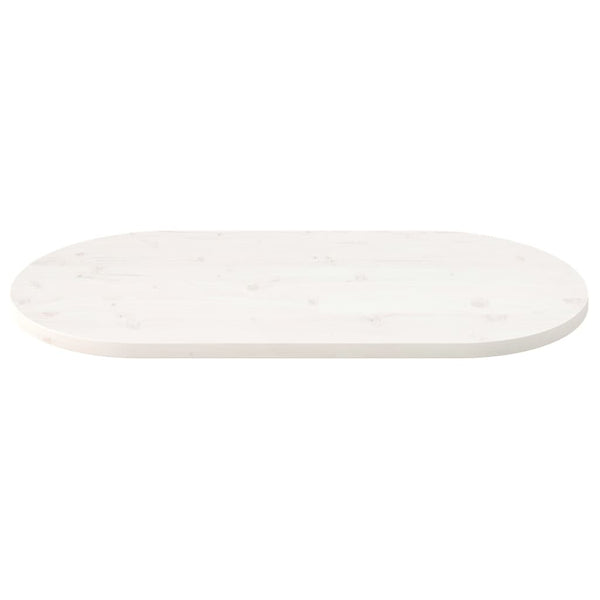 Valkoinen pöytälevy Avia 90x45x2,5cm (mänty ovaali)