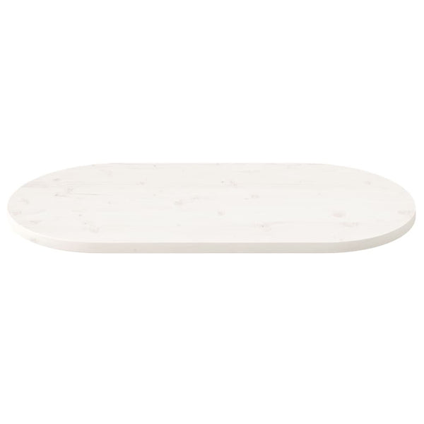 Valkoinen pöytälevy Avia 100x50x2,5cm (mänty ovaali)