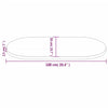 Valkoinen pöytälevy Avia 100x50x2,5cm (mänty ovaali)