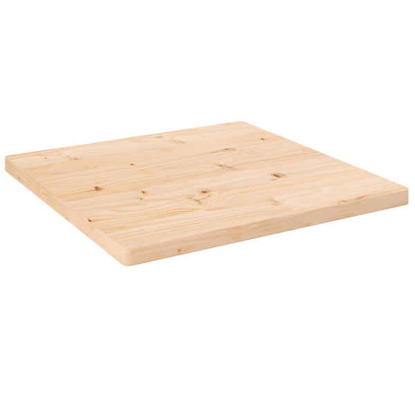 Pöytälevy 60x60x2,5 cm täysi mänty neliö