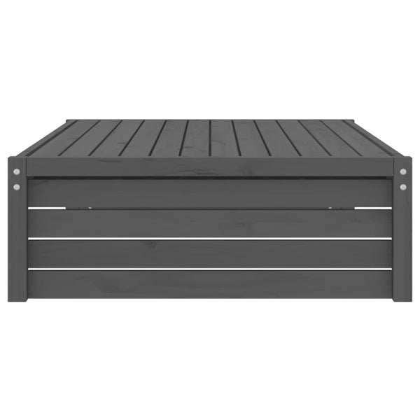 Ulkorahi harmaa 120x80 cm täysi mänty