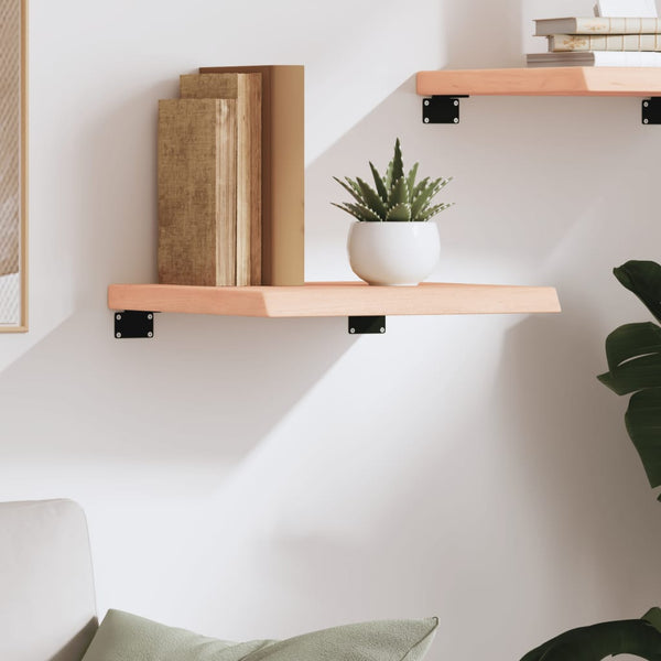 Seinähylly 40x40x(2-4) cm käsittelemätön täysi tammi