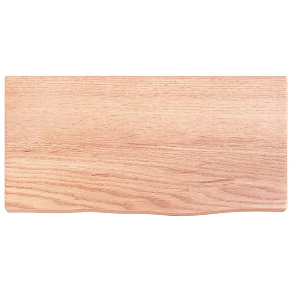 Vaaleanruskea seinähylly Karlie 40x20x2cm (käsitelty täystammi)