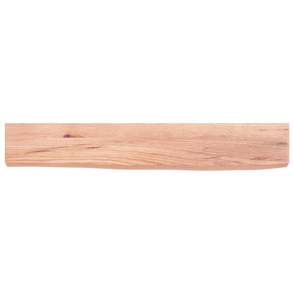 Vaaleanruskea seinähylly Karlie 60x10x4cm (käsitelty täystammi)