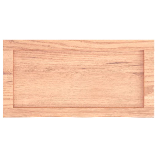 Vaaleanruskea seinähylly Karlie 60x30x(2-6)cm (käsitelty täystammi)