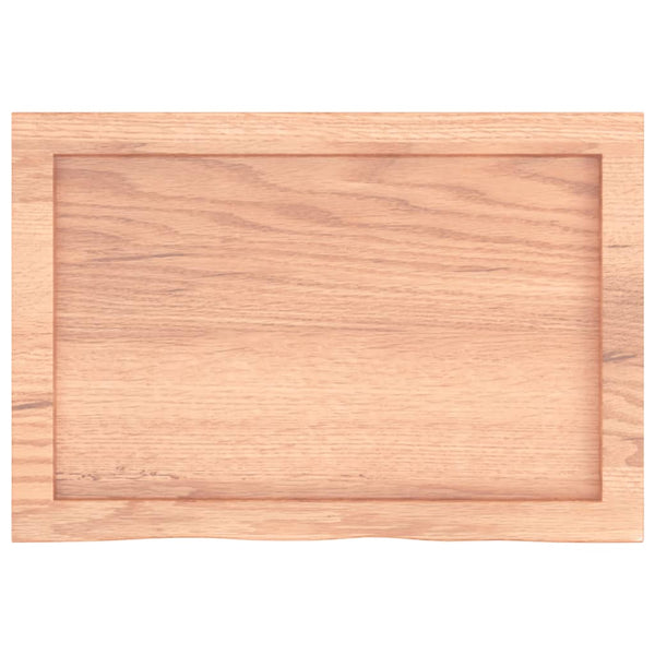 Vaaleanruskea seinähylly Karlie 60x40x(2-6)cm (käsitelty täystammi)