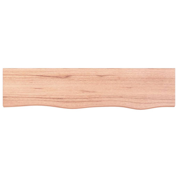 Vaaleanruskea seinähylly Karlie 80x20x2cm (käsitelty täystammi)