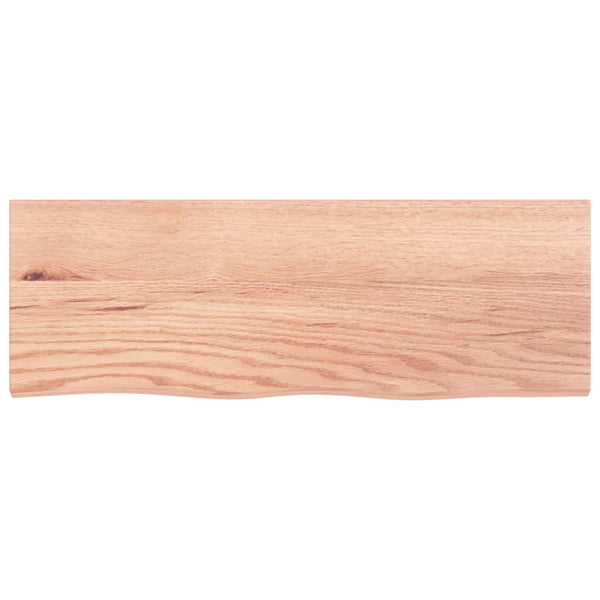 Vaaleanruskea seinähylly Karlie 80x30x2cm (käsitelty täystammi)