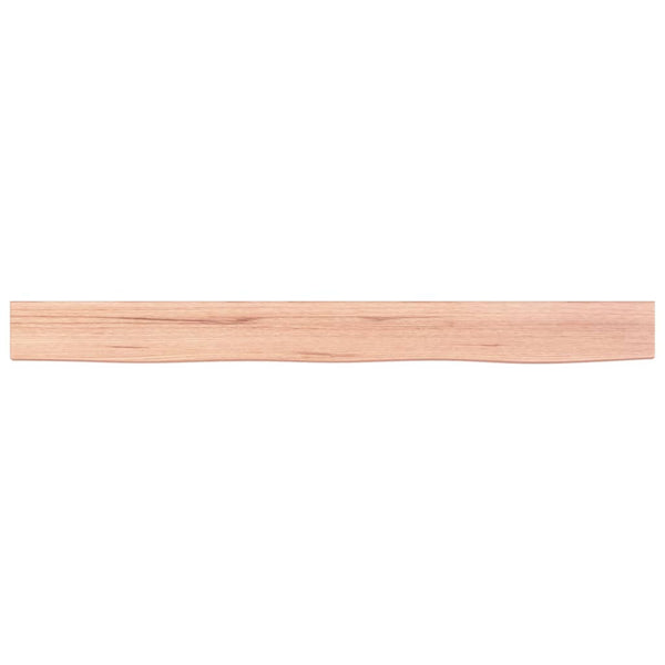 Vaaleanruskea seinähylly Karlie 100x10x2cm (käsitelty täystammi)