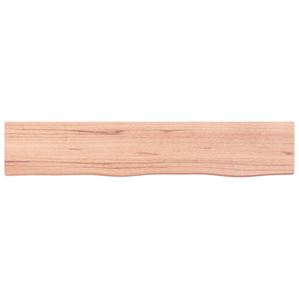 Vaaleanruskea seinähylly Karlie 100x20x2cm (käsitelty täystammi)