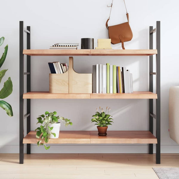 Seinähylly vaaleanruskea 120x50x(2-4) cm käsitelty täystammi