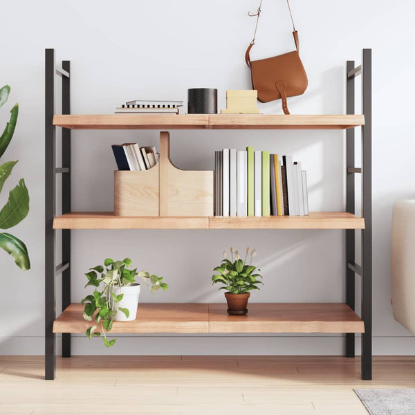 Seinähylly vaaleanruskea 120x60x(2-4) cm käsitelty täystammi