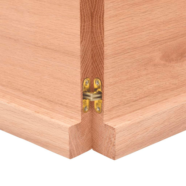 Seinähylly vaaleanruskea 220x60x(2-4) cm käsitelty täystammi
