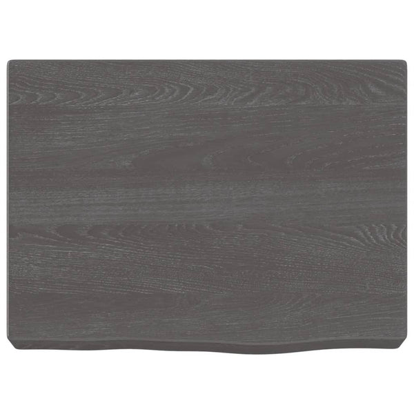 Seinähylly tummanruskea 40x30x(2-6) cm käsitelty täystammi