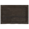 Tummanruskea seinähylly Karlie 60x40x(2-6)cm (käsitelty täystammi)