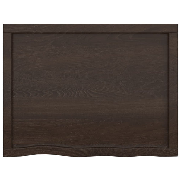 Seinähylly tummanruskea 80x60x(2-6) cm käsitelty täystammi