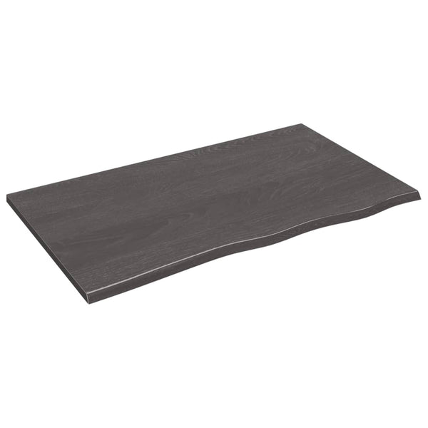 Seinähylly tummanruskea 100x60x2 cm käsitelty täystammi