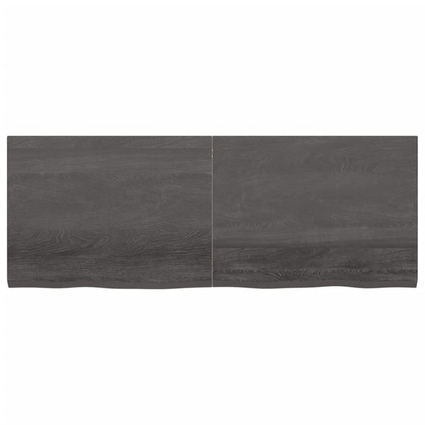Seinähylly tummanruskea 160x60x(2-4) cm käsitelty täystammi